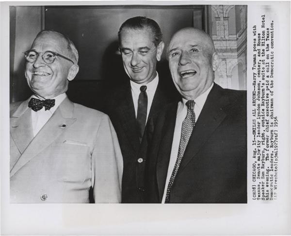 Rock And Pop Culture - President Harry Truman with Famous People Wire Photos (17)