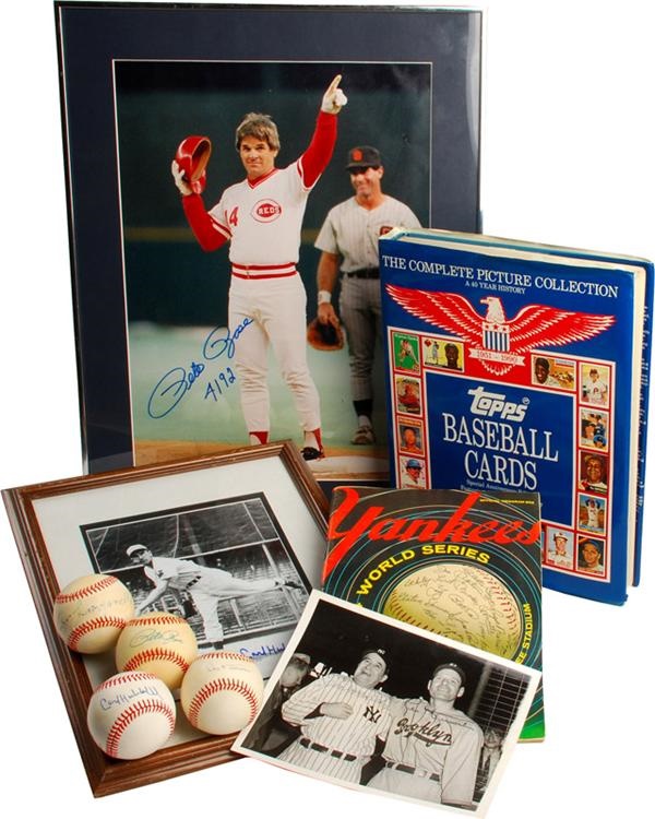- Collection of Signed Baseballs, Photos and Publications
