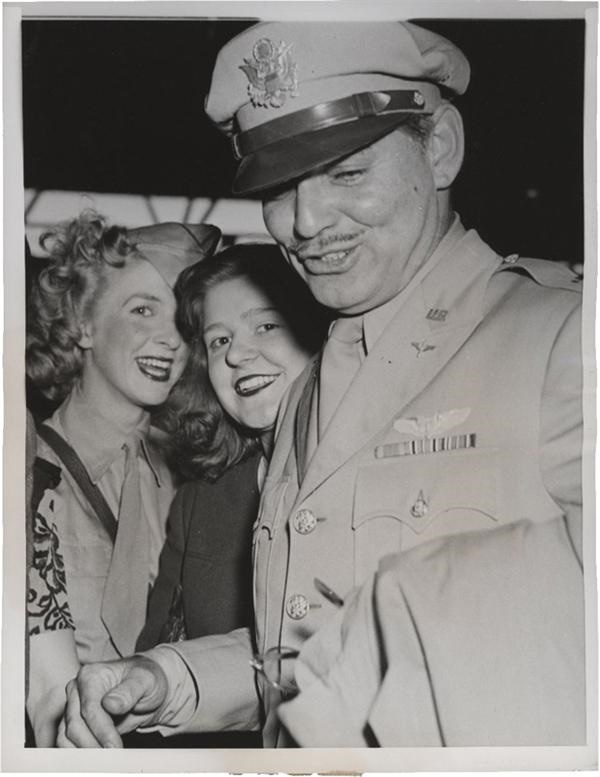 Rock And Pop Culture - Actor Clark Gable WWII Photographs (10)