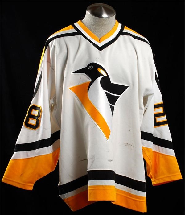 Hockey Equipment - Circa 1994-95 Kjell Samuelsson Pittsburgh Penguins Game Worn Jersey