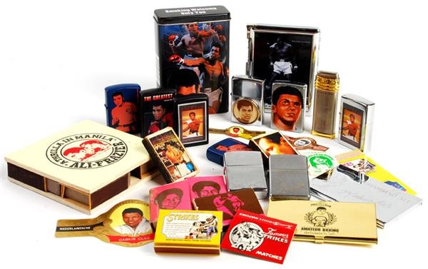 - Muhammad Ali Boxing Tobacco, Cigarette and Lighter Collection (30)