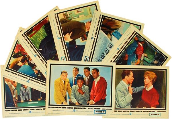 Rock And Pop Culture - 1960 Ocean's Eleven Lobby Card Set (8)