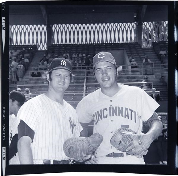 Thurman Munson and Johnny Bench Original Negative