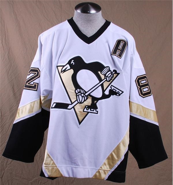 - 2003-04 Martin Straka Game Worn Pittsburgh Penguins Jersey