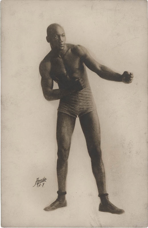 - Early Jack Johnson Boxing Photograph by Apeda