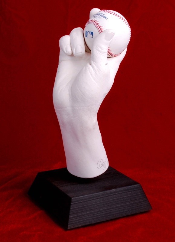 The Ozzie Smith Collection - Original Life Casting of Ozzie Smith's Hand with Baseball