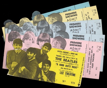 The Beatles - The Beatles Movie Premier Tickets (6)