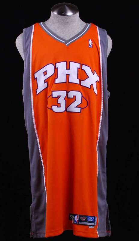 - 2004/05 Game Used Amare Stoudemire Phoenix Suns Basketball Jersey