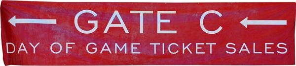 Ernie Davis - Fenway Park Ticket Sales Banner
