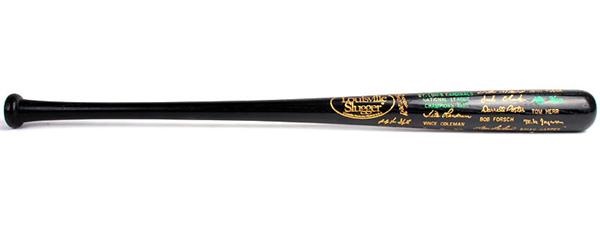 The Ozzie Smith Collection - Ozzie Smith's 1985 St. Louis Cardinals National League Champions Black Bat