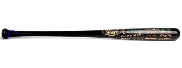 The Ozzie Smith Collection - Ozzie Smith's 1987 St. Louis Cardinals National League Champions Black Bat
