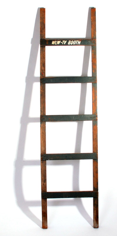 Joseph Scudese Collection - Vintage Cincinnati Reds Crosley Field Press TV Booth Ladder