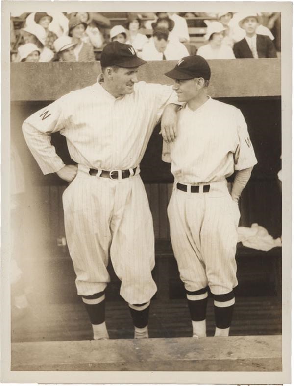 - Walter Johnson Senators Baseball Wire Photo (1932)