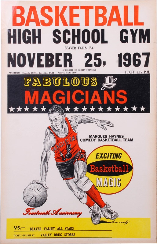 - Harlem Magicians Basketball Broadsides with Marques Haynes (4)