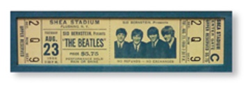 The Beatles - 1966 The Beatles Shea Stadium Ticket