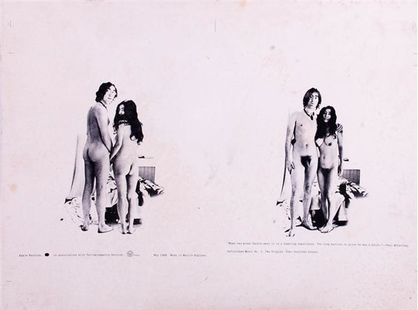 - John Lennon Two Virgins Original Cover Proof