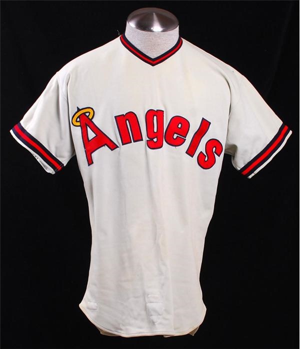 - 1972 Del Rice California Angels Manager Game Used Jeresy
