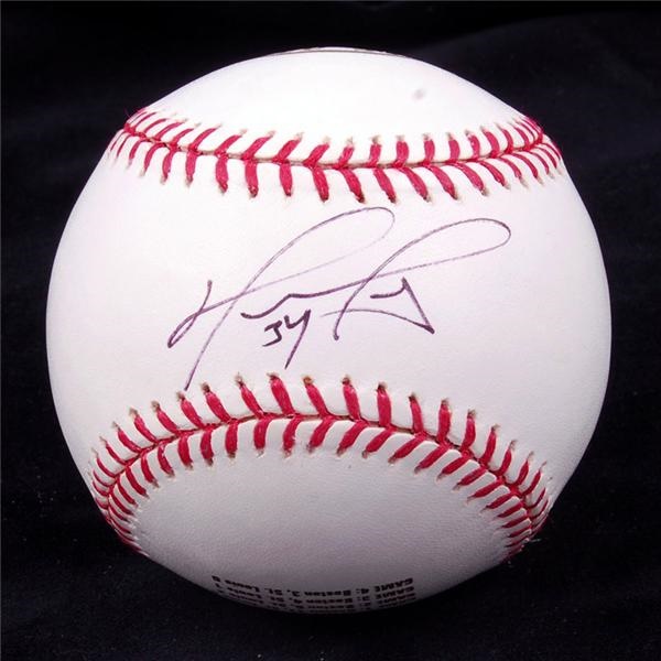 - David Ortiz Single Signed 2004 World Series Baseball