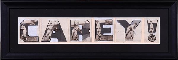 Baseball - Hall of Famer Max Carey Framed Photo Collage