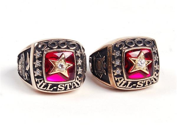 Ernie Davis - 2000 Baseball All Star Game Rings (National & American Leagues)