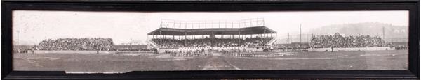 - 1910 New England League Baseball Boulevard Park, Worcester, MA 
Panoramic Photo