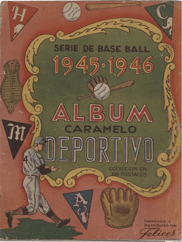 1945-46 Caramelo Deportivo Cuban Baseball Card Near Set