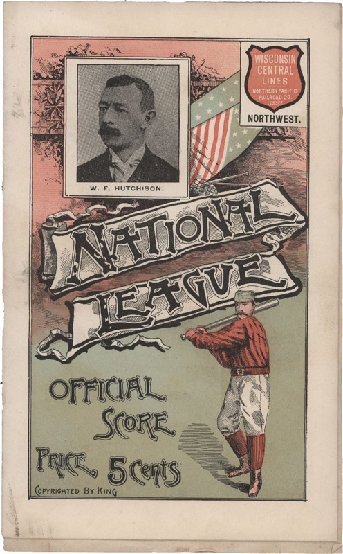 - 1891 Chicago White Sox Baseball Program