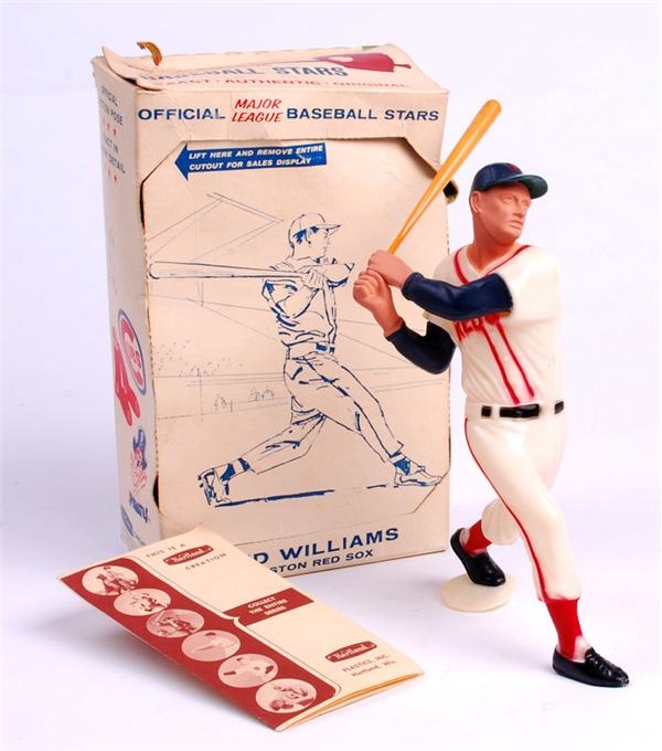 - 1950's Heartland Ted Williams Red Sox Baseball Statue in Original Box