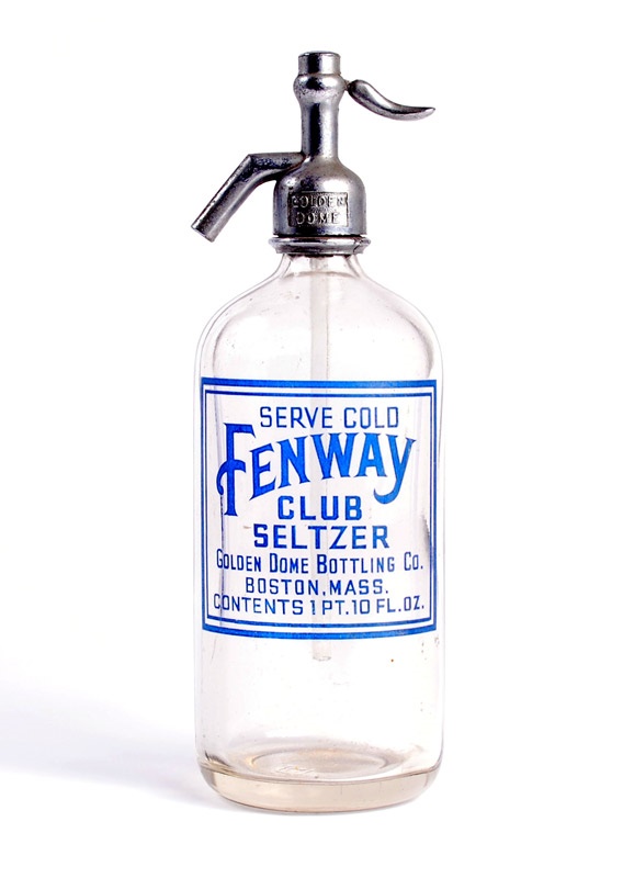 Ernie Davis - Early Fenway Club Seltzer Bottle