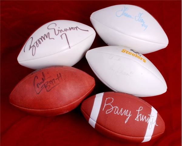 Single signed football collection (5)