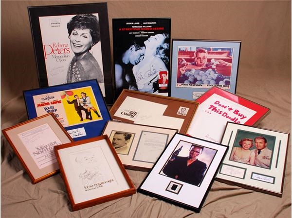 Framed Celebrity Signature Displays (11)