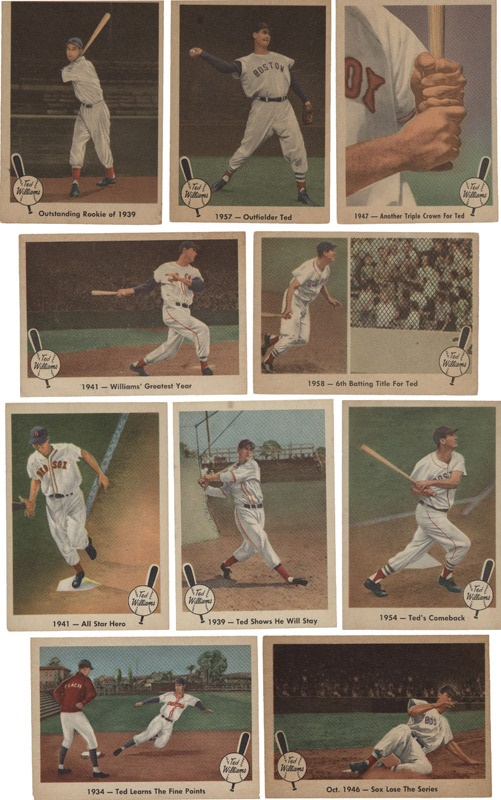 - 1959 Fleer Ted Williams Baseball Cards (97)