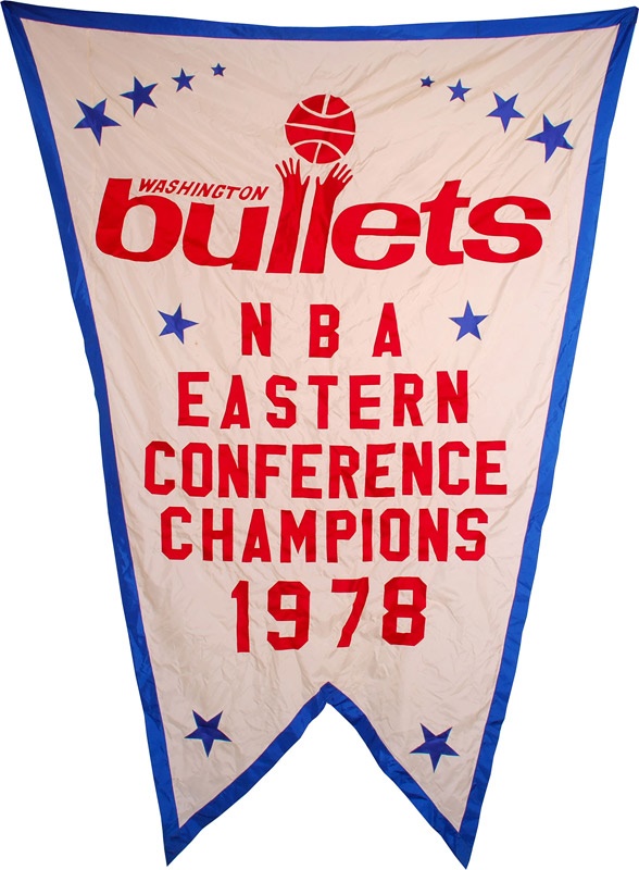 - Washington Bullets NBA Eastern Conference Champions 1978 Stadium Banner