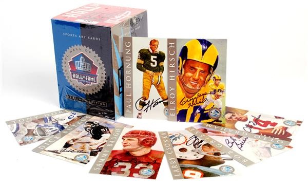 Football Hall of Fame Signature Series Signed Cards  (107) Different
