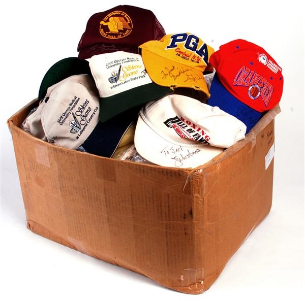 - Multi Sport Signed Hat Collection with many Golfers (61)