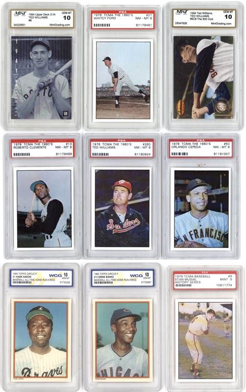 - Appx (2000) Graded Baseball Star Cards 1970-1990s