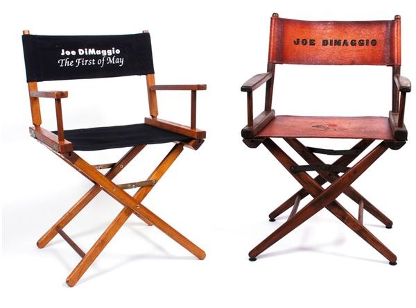 Joe Dimaggio Golf Tournament Chairs (2)