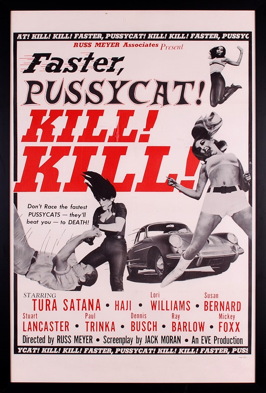 Rock And Pop Culture - Faster Pussycat Kill Kill Film Poster (27x41")