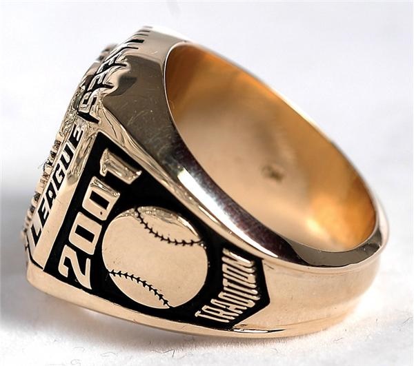 NY Yankees, Giants & Mets - 2001 Derek Jeter Yankees AL Champions Ring and Box