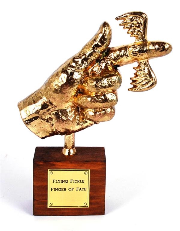 - Flying Fickle Finger of Fate Award (9.5'')