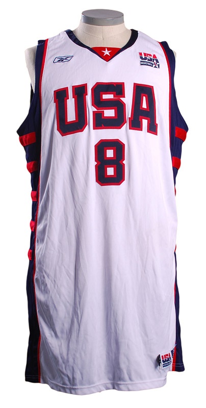 - 2004 Carmella Anthony USA Basketball Game Used Jersey