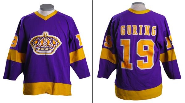 - Circa 1976-77/1977-78 Butch Goring Los Angeles Kings Game Worn Jersey