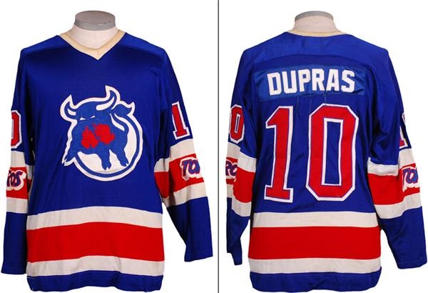 Hockey Equipment - 1973-74 Rich Dupras Toronto Toros WHA Game Worn Jersey