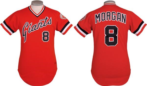 - 1982 Joe Morgan Game Worn San Francisco Giants Baseball Jersey
