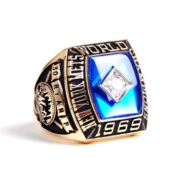 Sports Rings And Awards - Nolan Ryan 1969 New York Mets World Series Ring