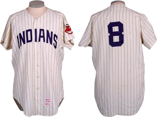 - 1971 Ray Fosse Game Used Cleveland Indians Baseball Home Jersey