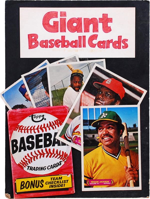 Cards BAseball Post 1930 - 1974 Topps Baseball Puzzle Original Mock-Up Artwork Board