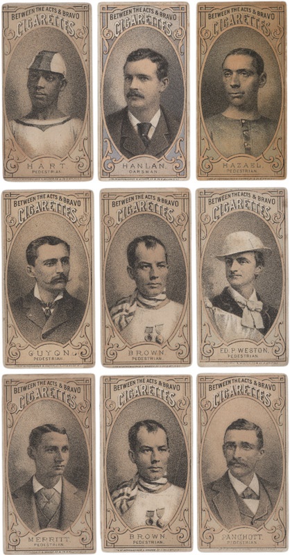 Rare Between the Acts Sports Tobacco Cards (9)