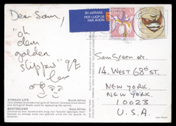 - John Lennon Handwritten Postcard (4x6")