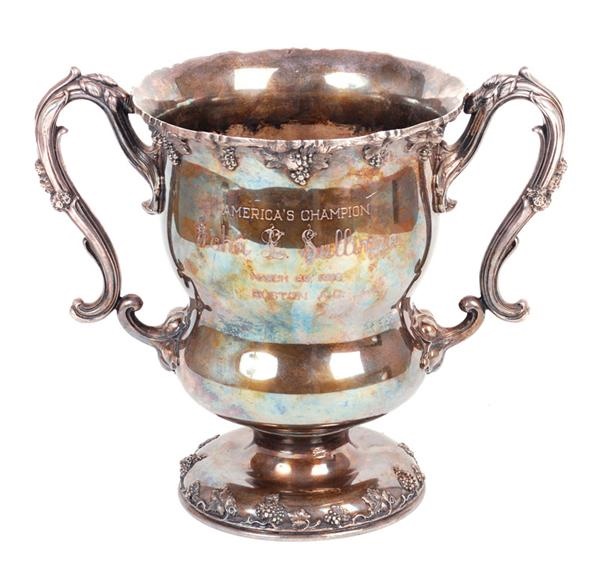 - 1896 John L. Sullivan “America’s Champion” Silver Trophy